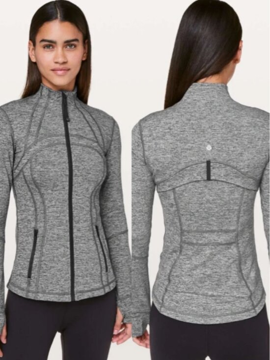 lululemon athletica Jackets & Blazers - Lululemon Define Jacket Size 6 Full Zip Dark Grey/Heathered Black Athletic